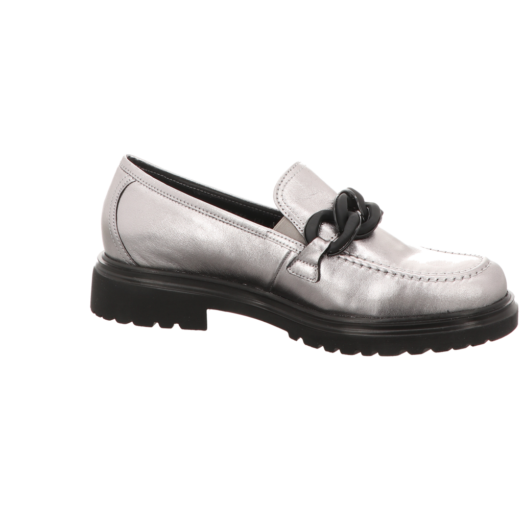Gabor Damen Slipper Davos in silber
