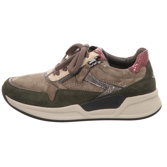 Gabor Damen Schnürschuh bequem  in grau