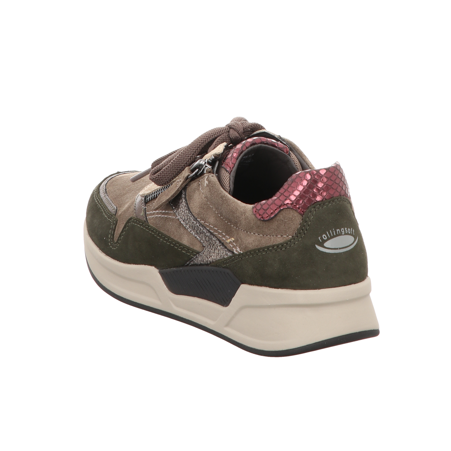 Gabor Damen Schnürschuh bequem  in grau