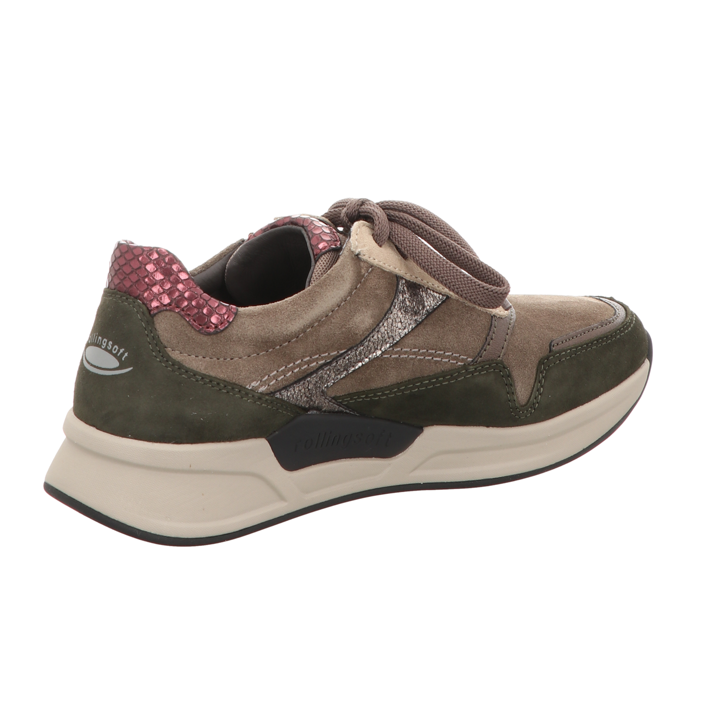 Gabor Damen Schnürschuh bequem  in grau