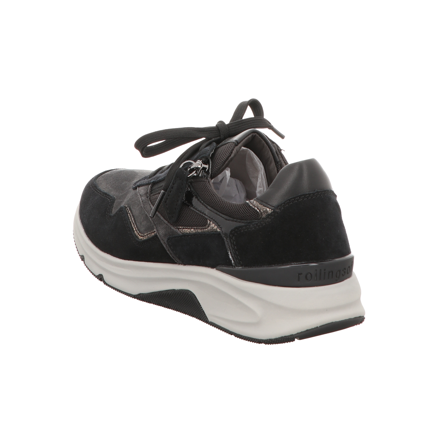 Gabor Damen Schnürschuh bequem  in grau