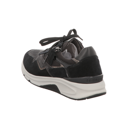 Gabor Damen Schnürschuh bequem  in grau