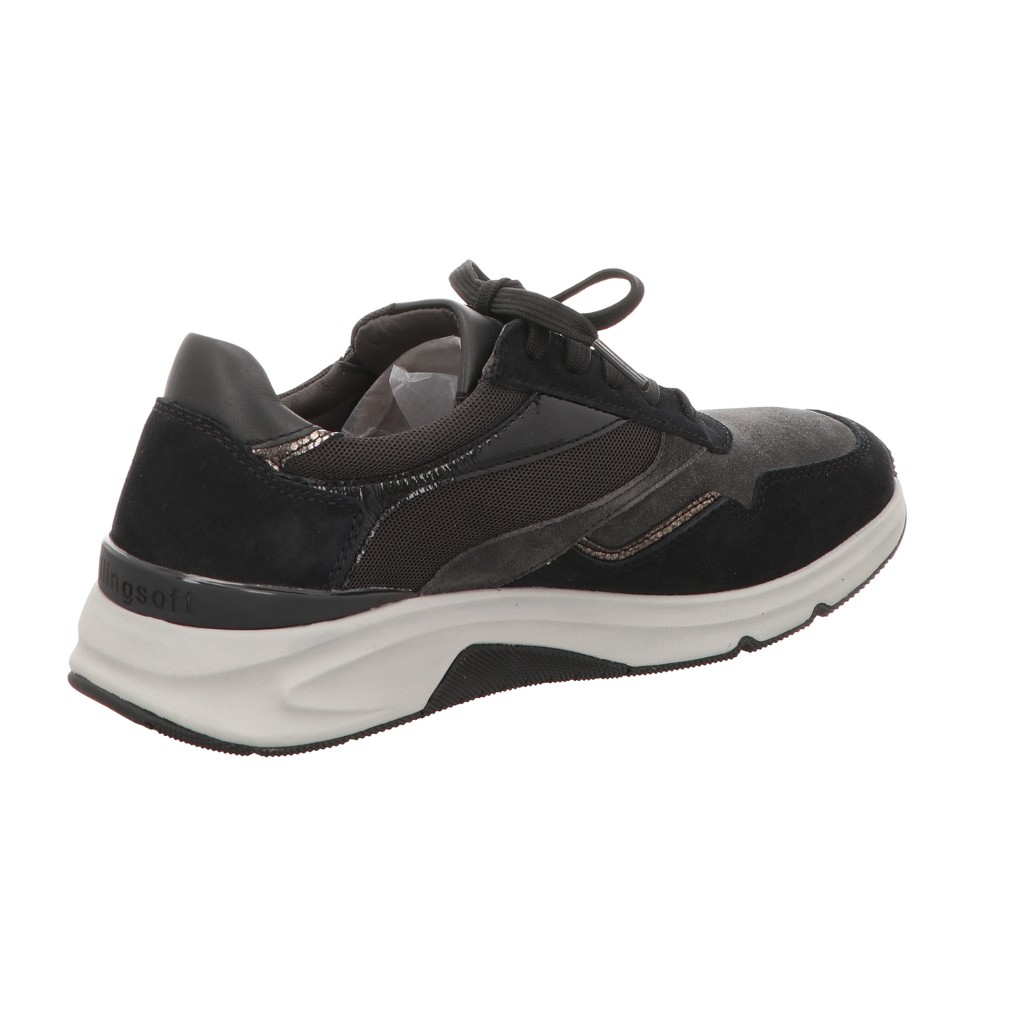 Gabor Damen Schnürschuh bequem  in grau