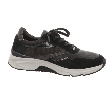 Gabor Damen Schnürschuh bequem  in grau