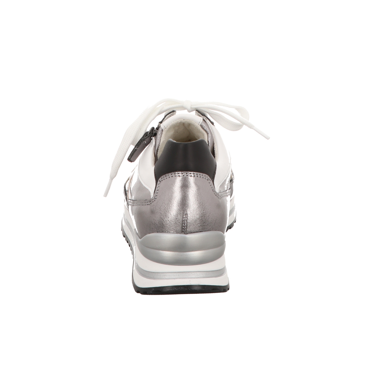 Gabor Damen Schnürschuh Turin in silber