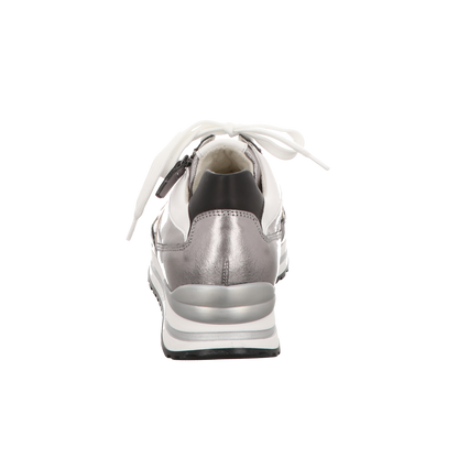 Gabor Damen Schnürschuh Turin in silber