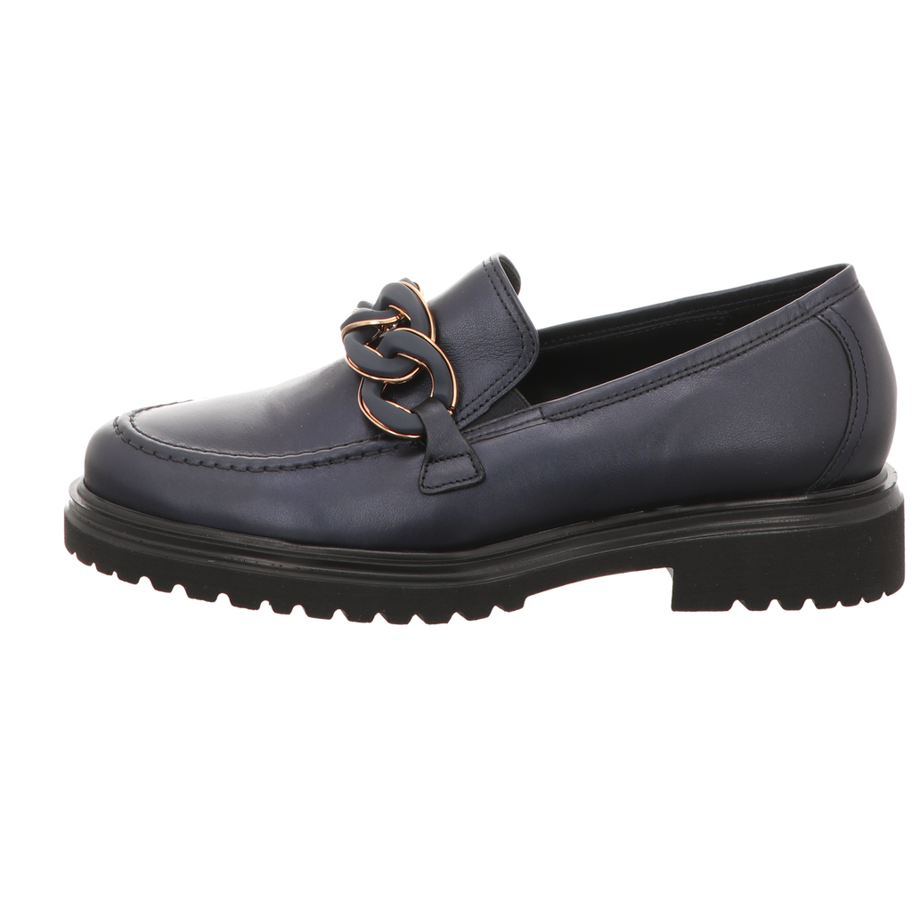 Gabor Damen Slipper Davos in blau