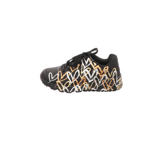 Skechers Damen Schnürschuh Goldcrown Uno Lite in schwarz