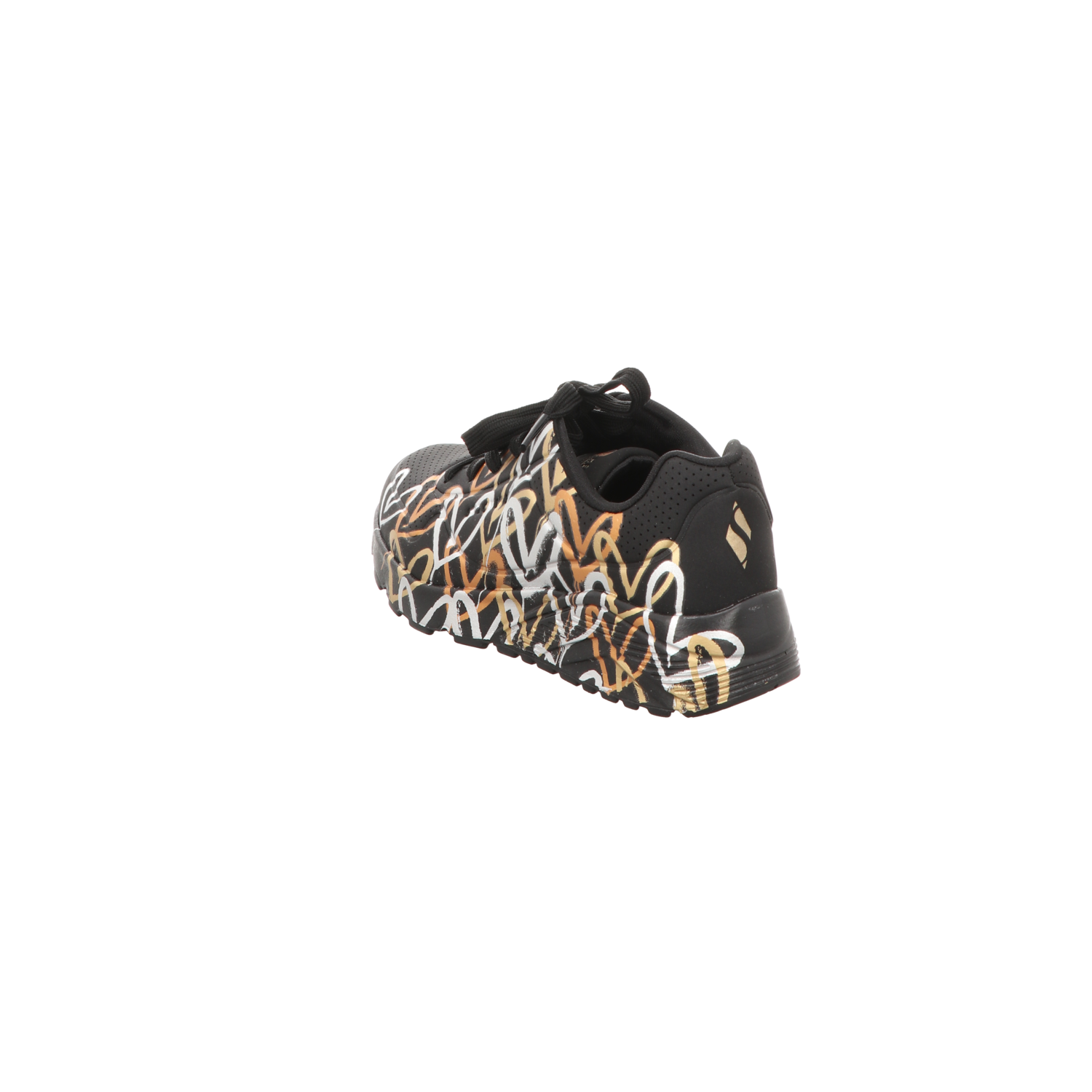 Skechers Damen Schnürschuh Goldcrown Uno Lite in schwarz