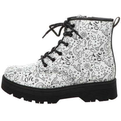 Skechers Damen Stiefel Gravlen Hi in silber