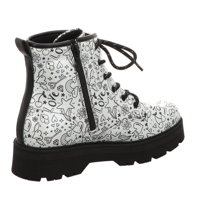 Skechers Damen Stiefel Gravlen Hi in silber