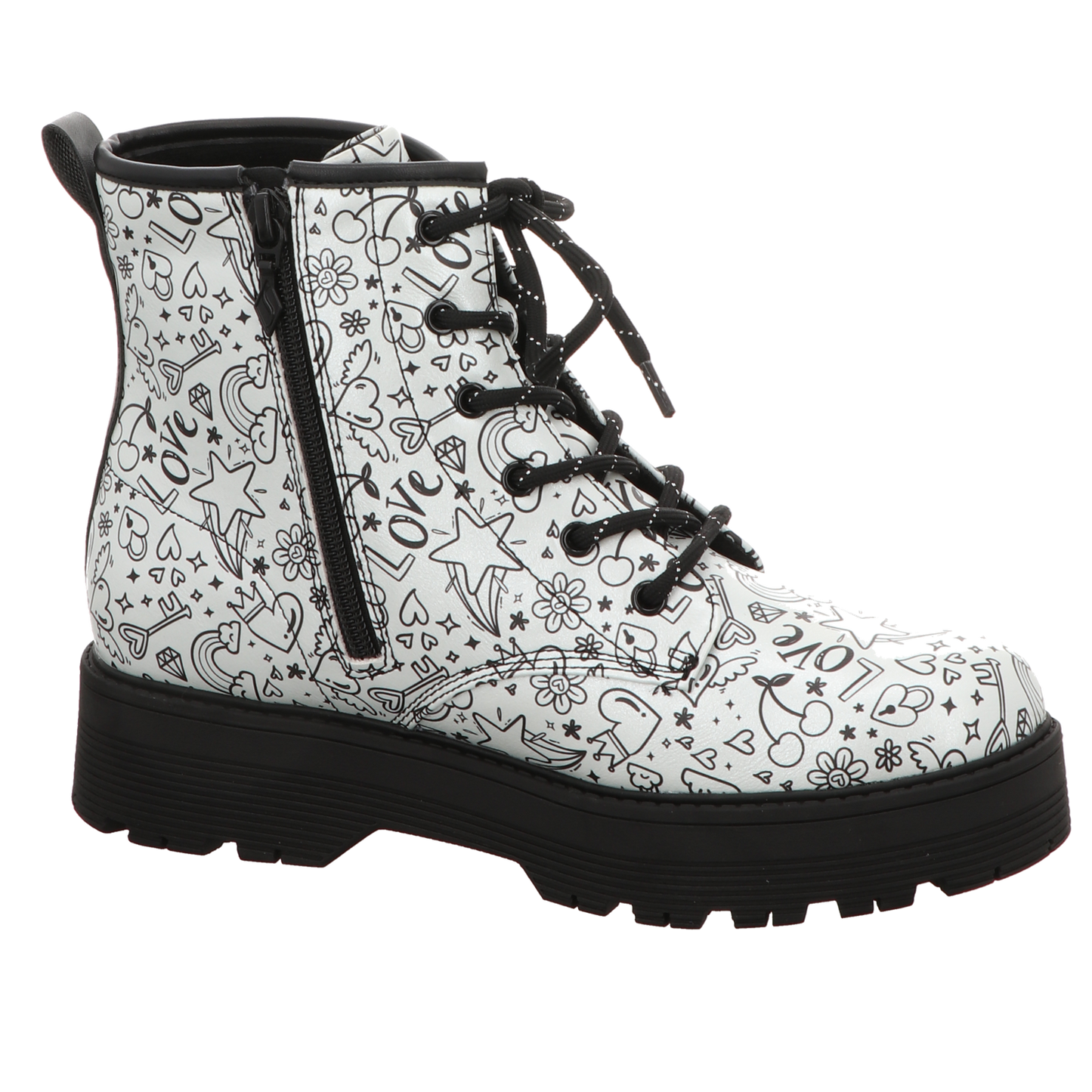 Skechers Damen Stiefel Gravlen Hi in silber