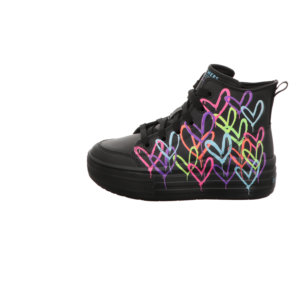 Skechers Damen Stiefel Hyperlift in schwarz