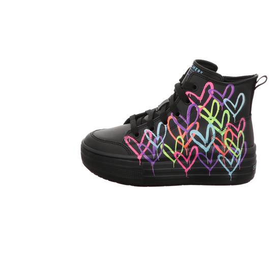 Skechers Damen Stiefel Hyperlift in schwarz