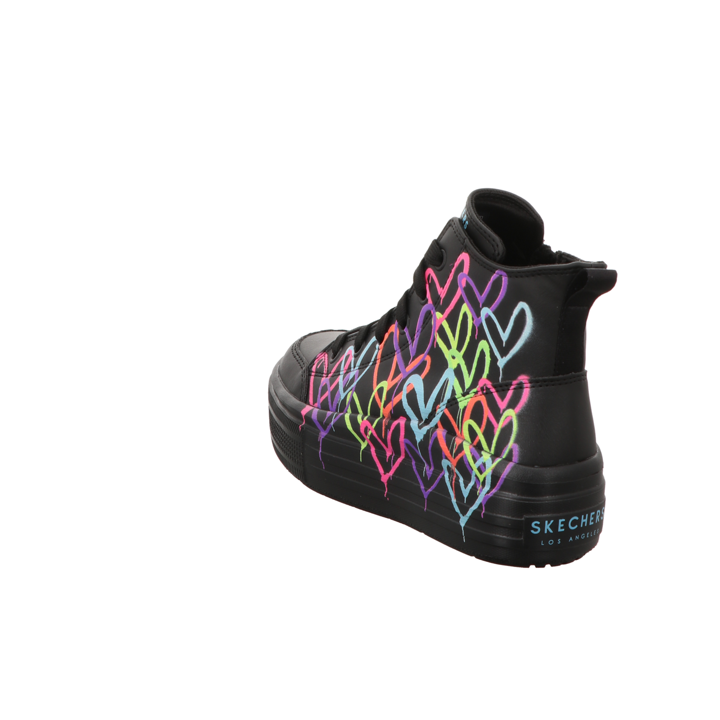 Skechers Damen Stiefel Hyperlift in schwarz