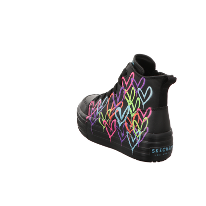 Skechers Damen Stiefel Hyperlift in schwarz