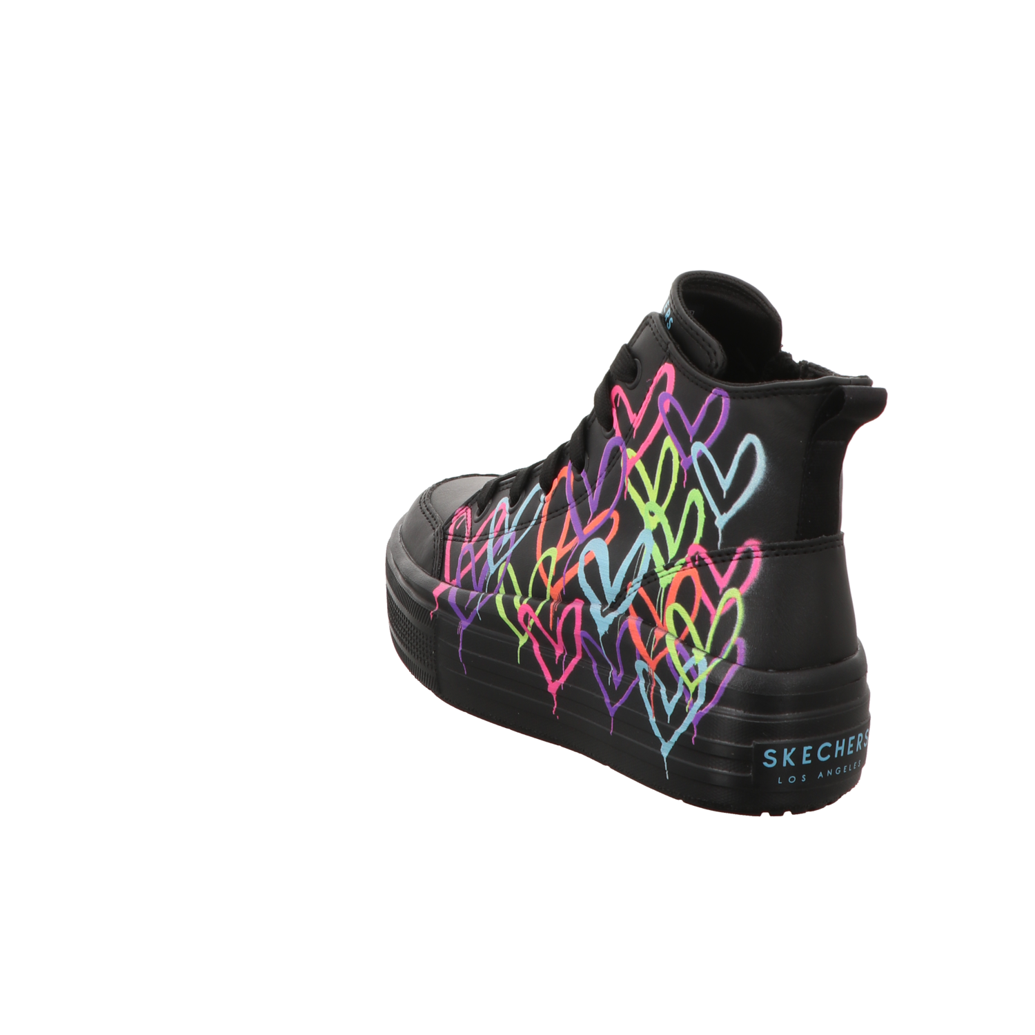 Skechers Damen Stiefel Hyperlift in schwarz