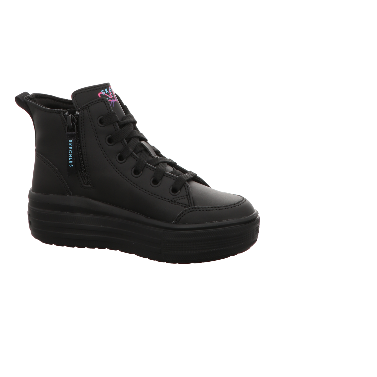 Skechers Damen Stiefel Hyperlift in schwarz