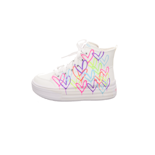 Skechers Damen Stiefel Hyperlift in weiss