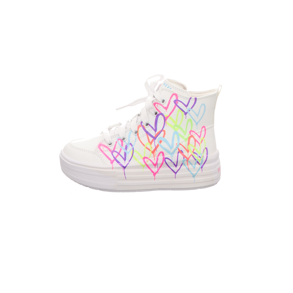 Skechers Damen Stiefel Hyperlift in weiss