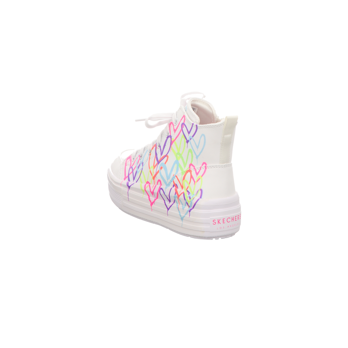 Skechers Damen Stiefel Hyperlift in weiss