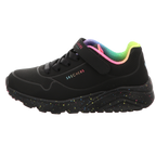Skechers Damen Slipper Uno Lite - Rainbow Specks in schwarz