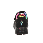 Skechers Damen Slipper Uno Lite - Rainbow Specks in schwarz