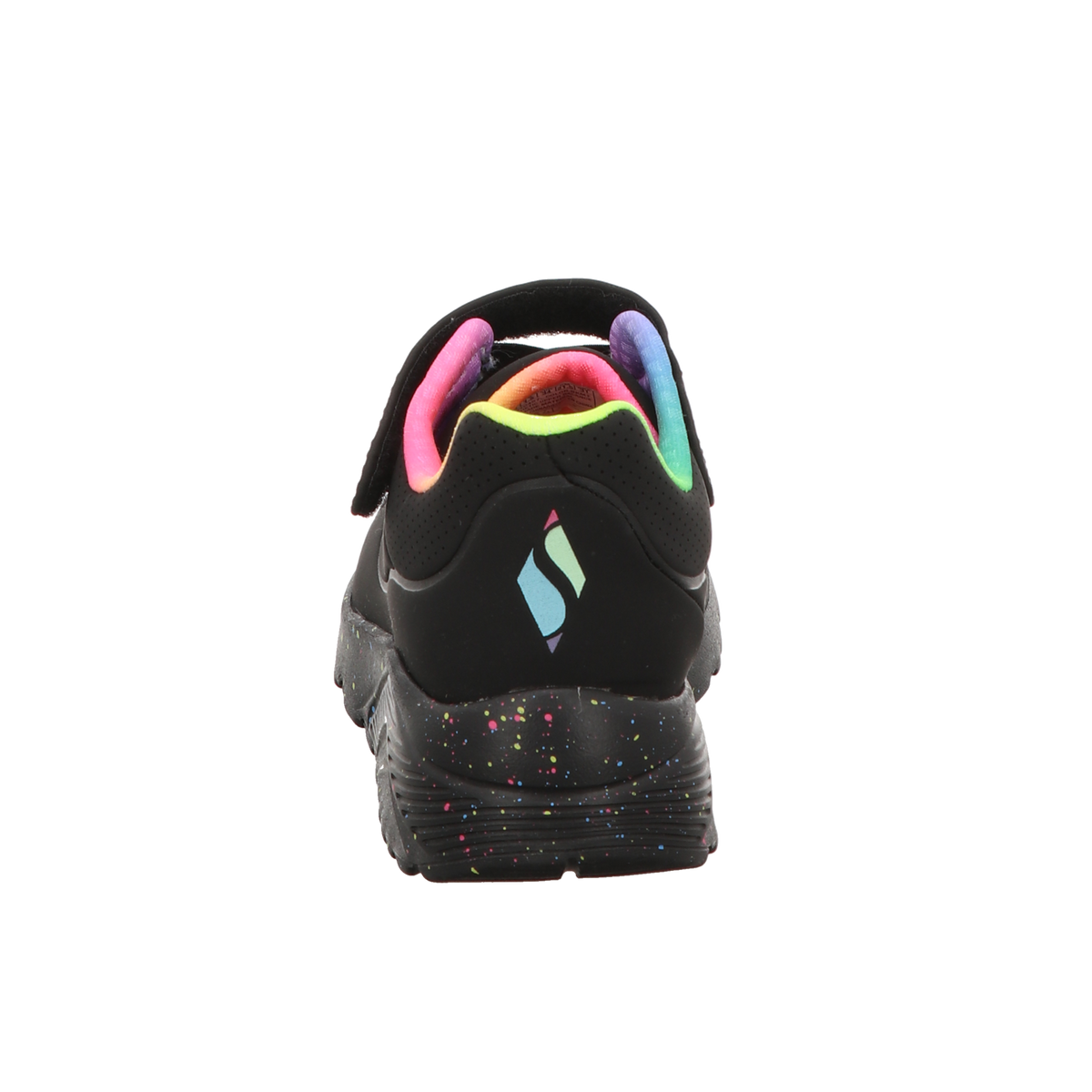 Skechers Damen Slipper Uno Lite - Rainbow Specks in schwarz
