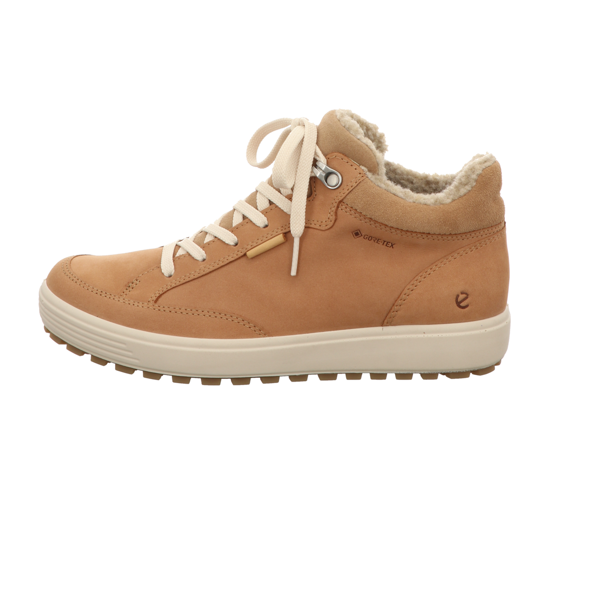 Ecco Damen Schnürstiefel Soft 7 Tred in beige