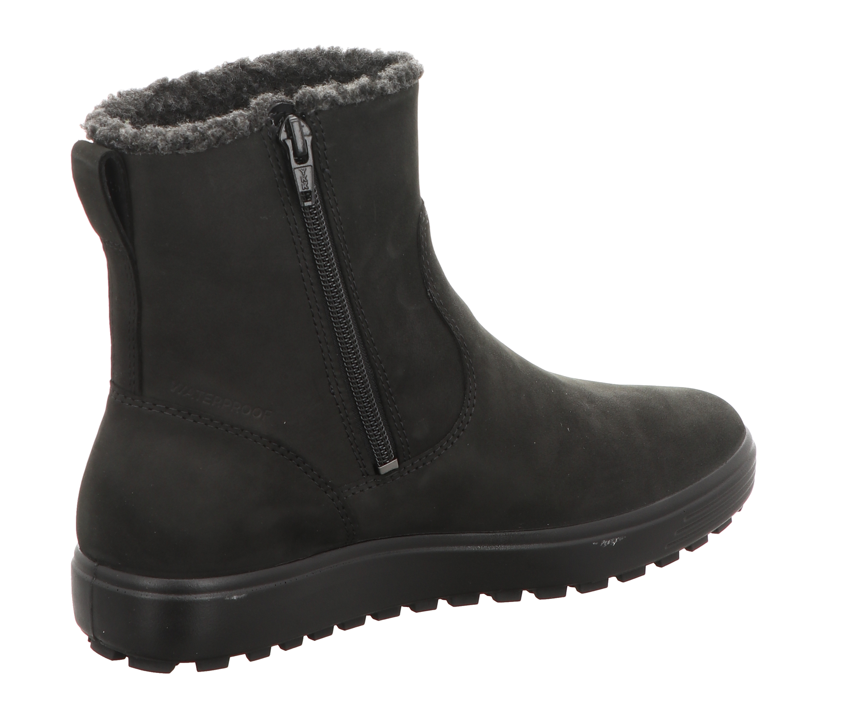 Ecco Damen Schnürstiefel Soft 7 Tred in schwarz
