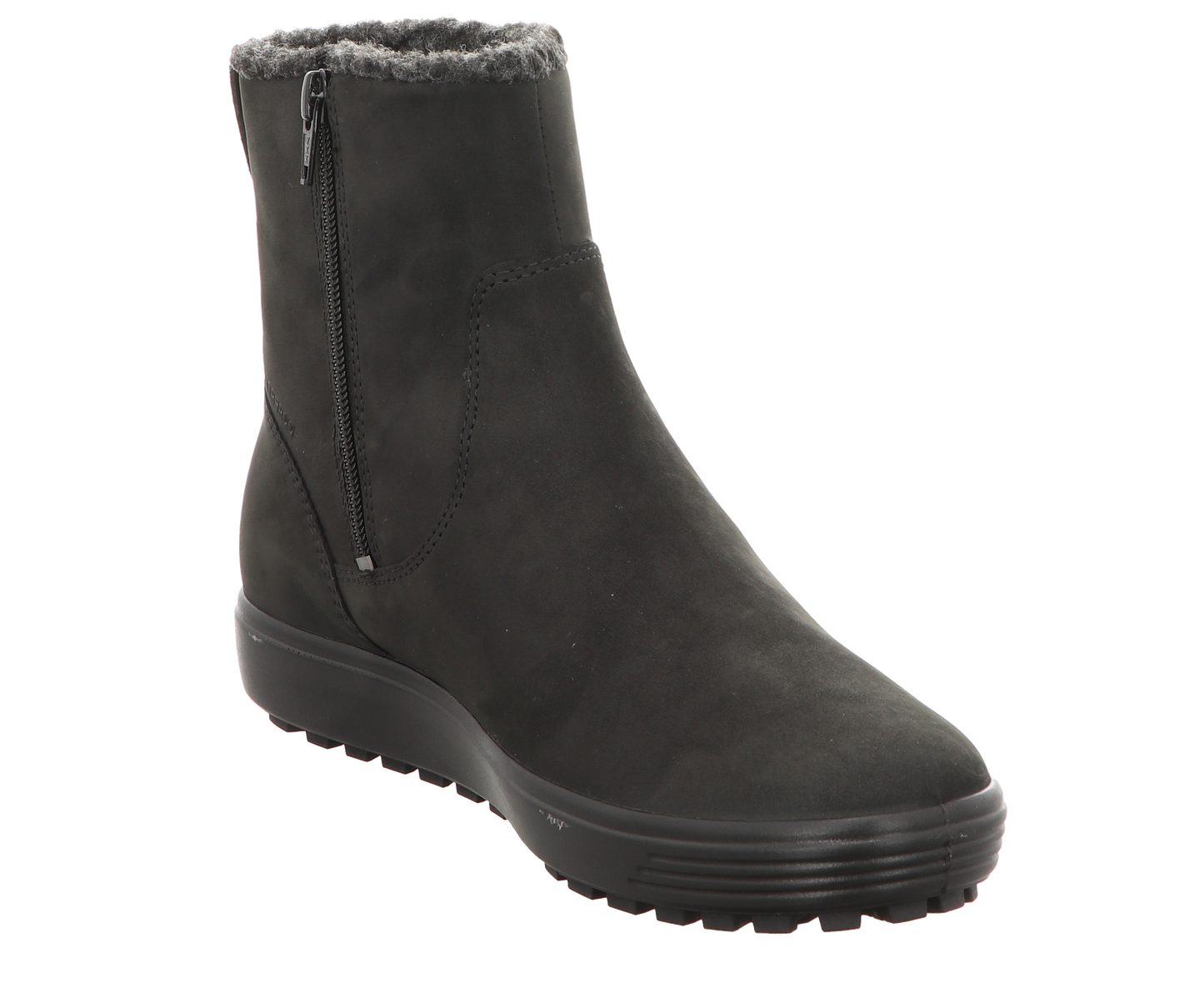 Ecco Damen Schnürstiefel Soft 7 Tred in schwarz