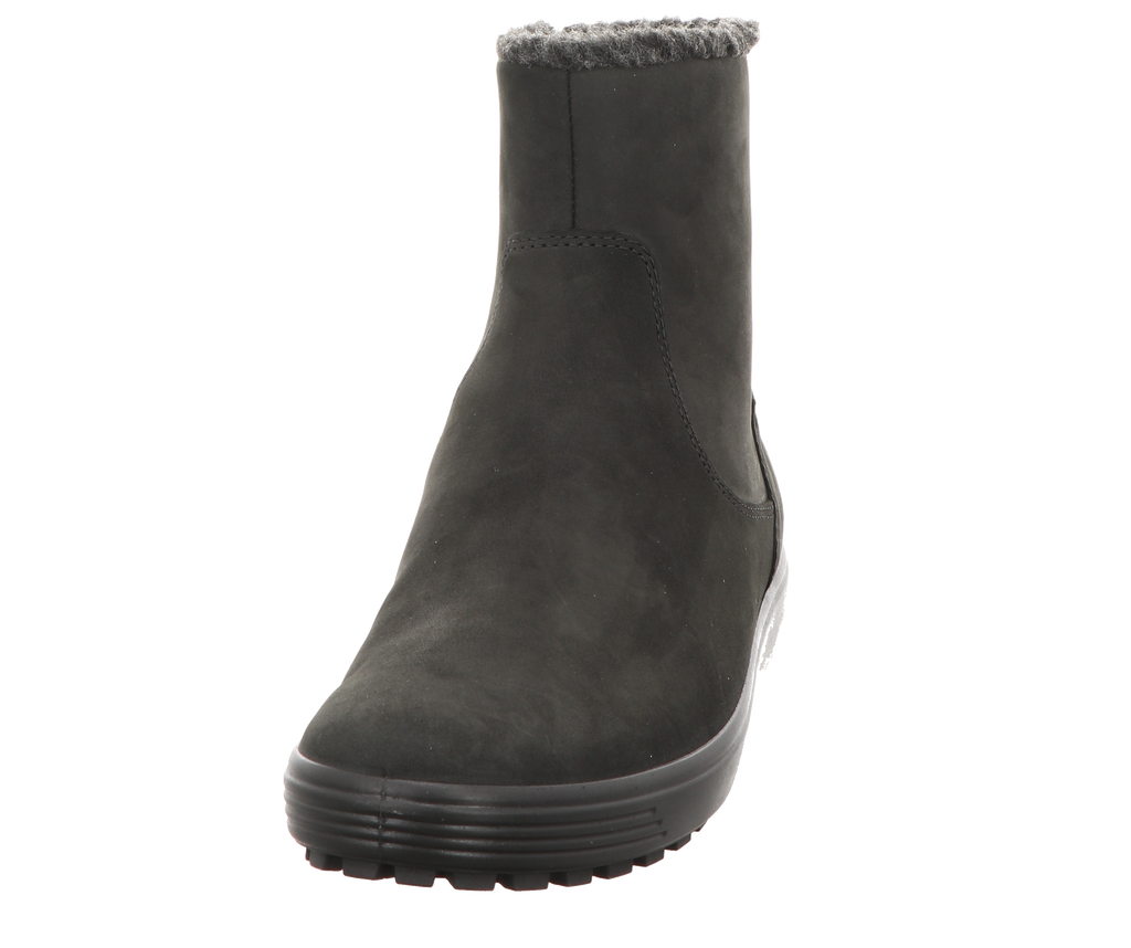 Ecco Damen Schnürstiefel Soft 7 Tred in schwarz