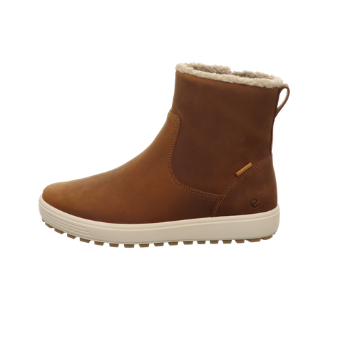 Ecco Damen Schnürstiefel Soft 7 Tred in braun