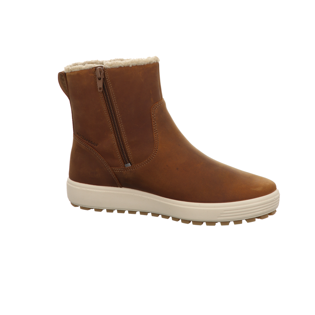 Ecco Damen Schnürstiefel Soft 7 Tred in braun