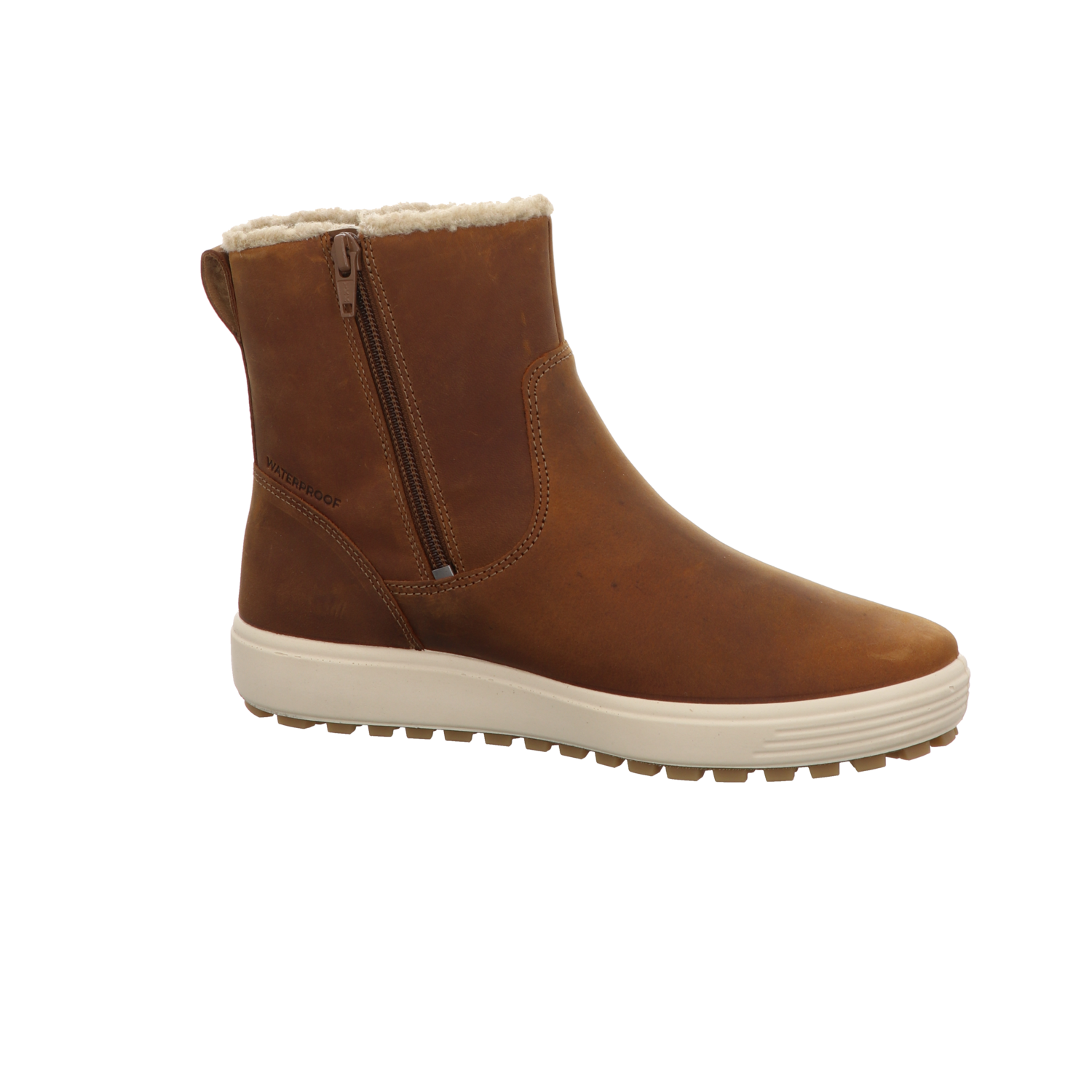 Ecco Damen Schnürstiefel Soft 7 Tred in braun