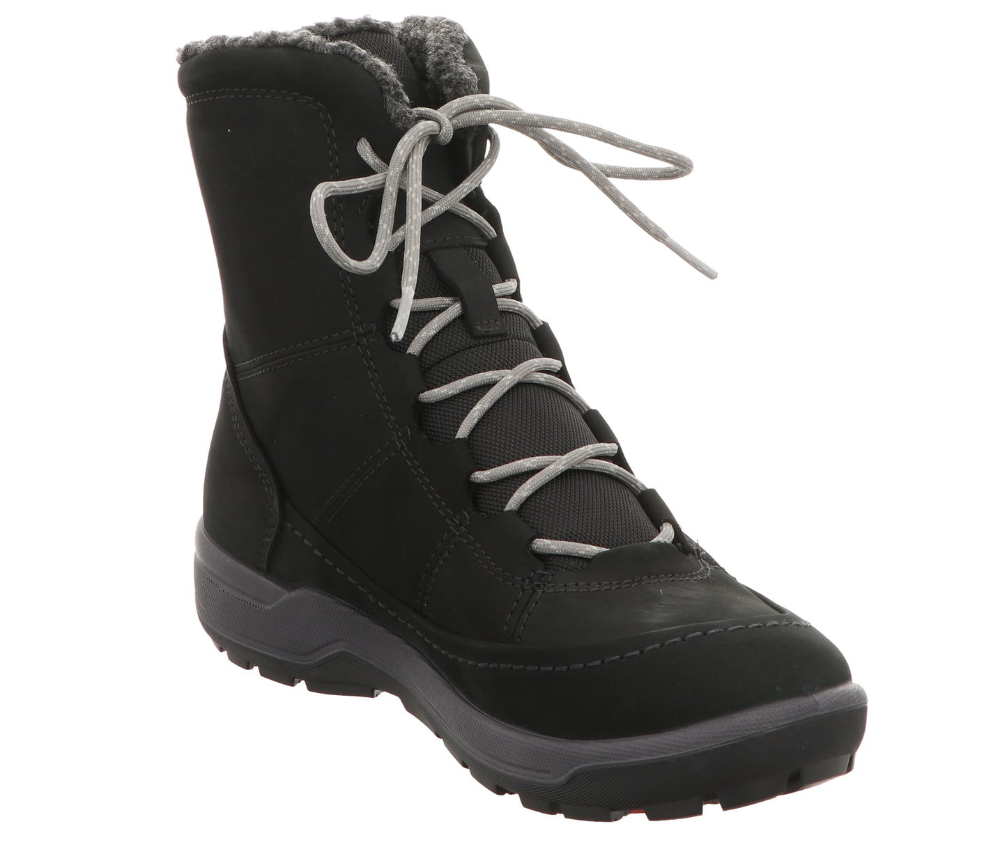 Ecco Damen Schnürstiefel Rec.trace Lite in schwarz