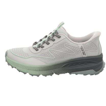 Skechers Damen Slipper Slip-Ins Switch Back in grau