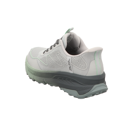 Skechers Damen Slipper Slip-Ins Switch Back in grau