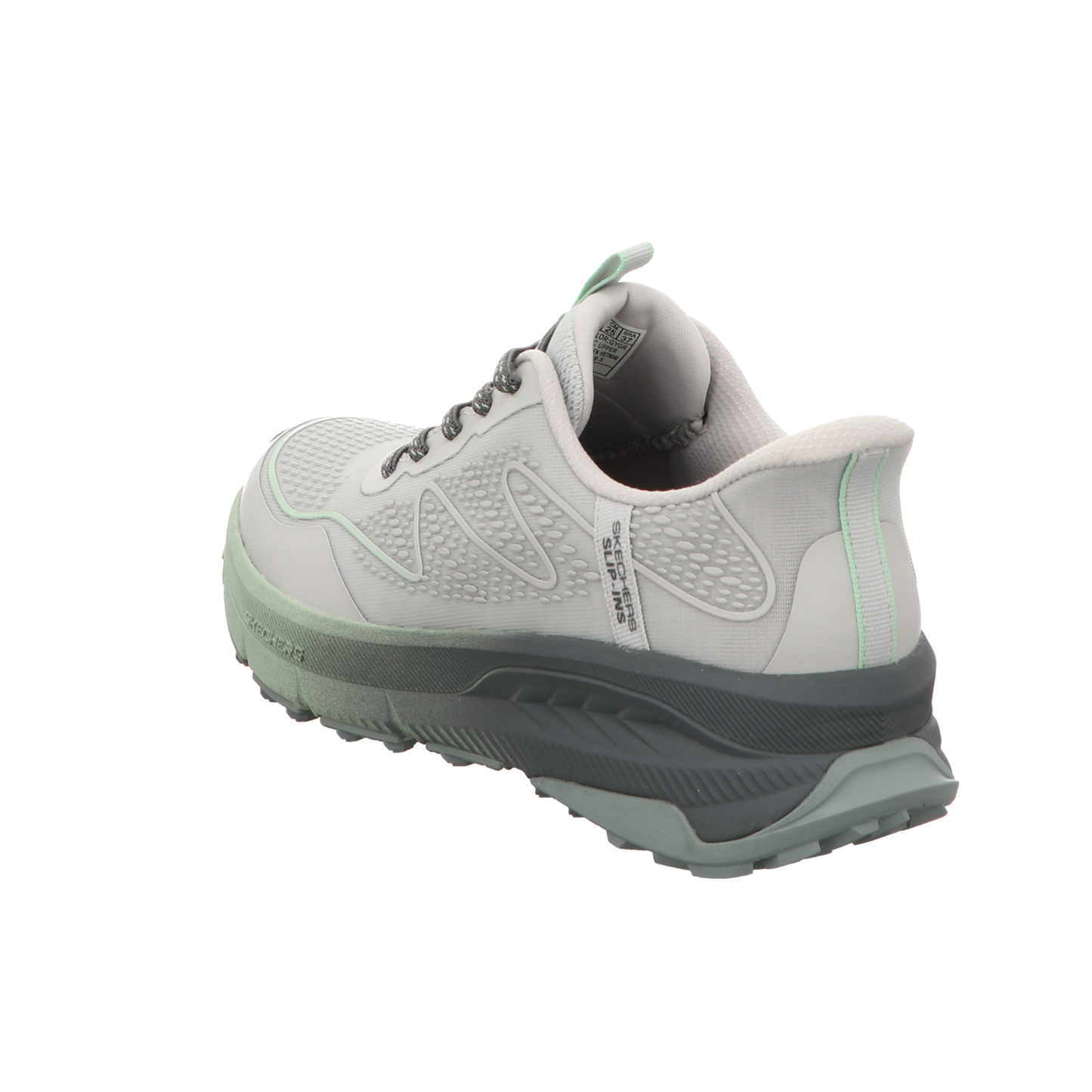 Skechers Damen Slipper Slip-Ins Switch Back in grau