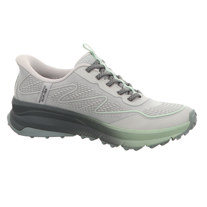 Skechers Damen Slipper Slip-Ins Switch Back in grau