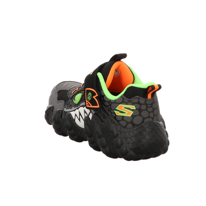 Skechers Herren Slipper Skech-O-Saurius Lights Rapid in schwarz