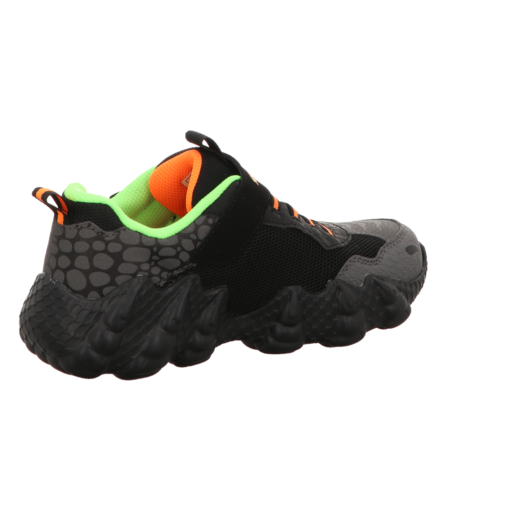 Skechers Herren Slipper Skech-O-Saurius Lights Rapid in schwarz
