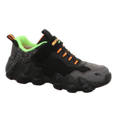 Skechers Herren Slipper Skech-O-Saurius Lights Rapid in schwarz