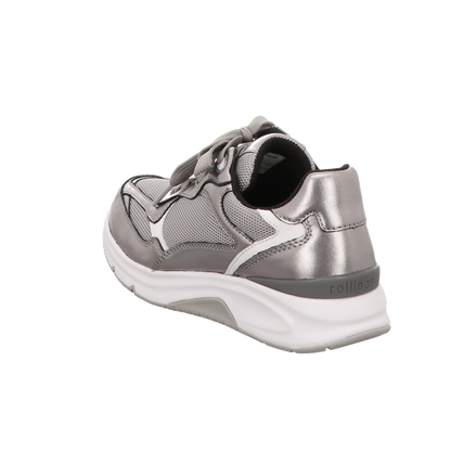 Gabor Damen Schnürschuh bequem  in silber