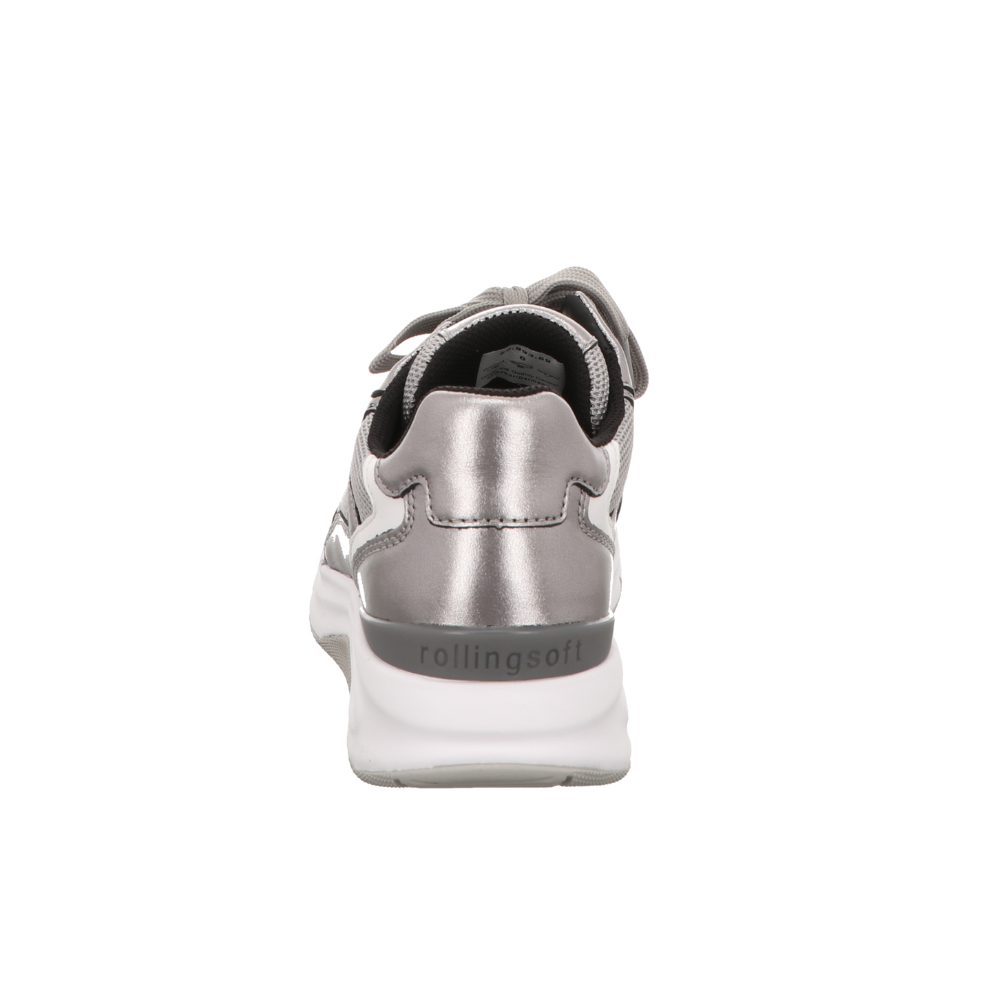 Gabor Damen Schnürschuh bequem  in silber