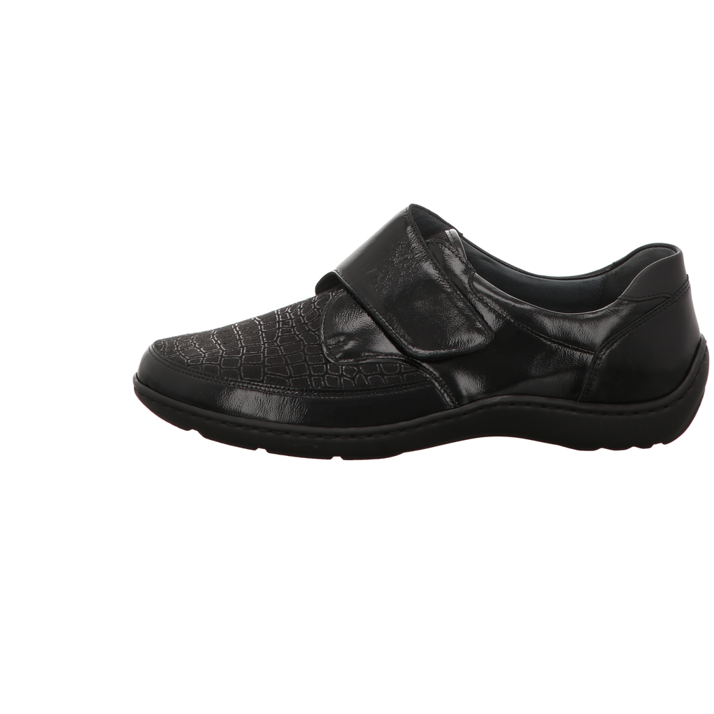 Waldläufer Damen Slipper bequem Henni in schwarz