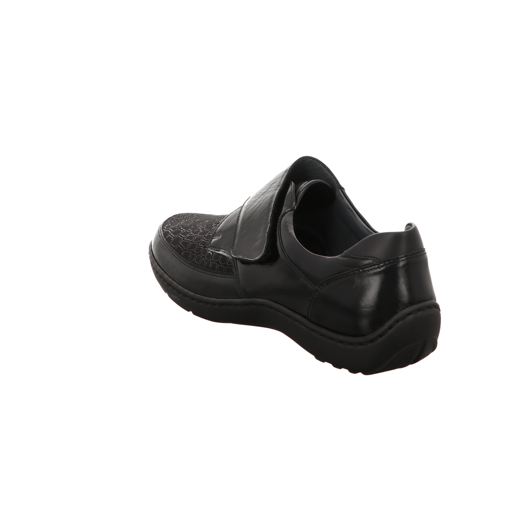 Waldläufer Damen Slipper bequem Henni in schwarz