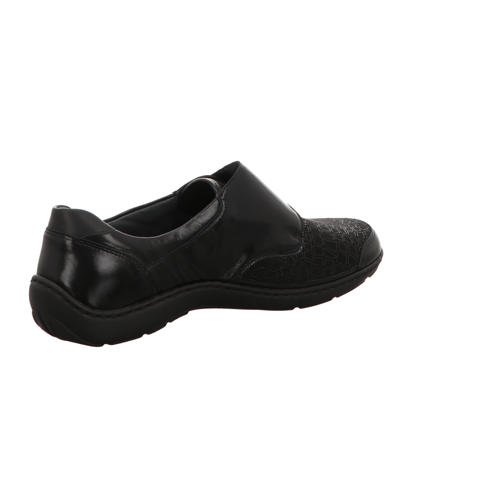 Waldläufer Damen Slipper bequem Henni in schwarz