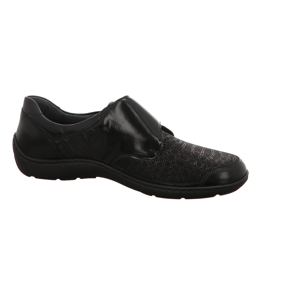 Waldläufer Damen Slipper bequem Henni in schwarz