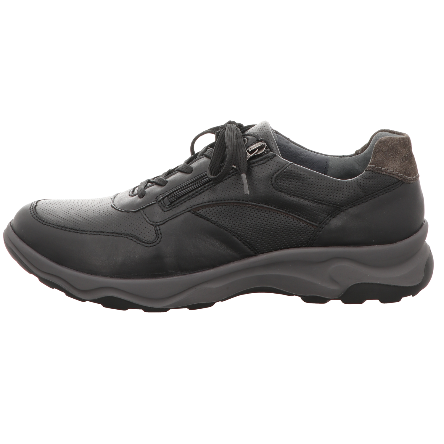 Waldläufer Herren Schnürschuh H-Max in schwarz